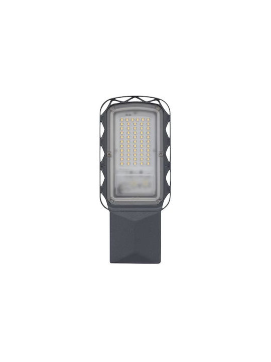 Ledvance Outdoor Floor Lamp LED Road 30W with Cold White Light IP65 Gray