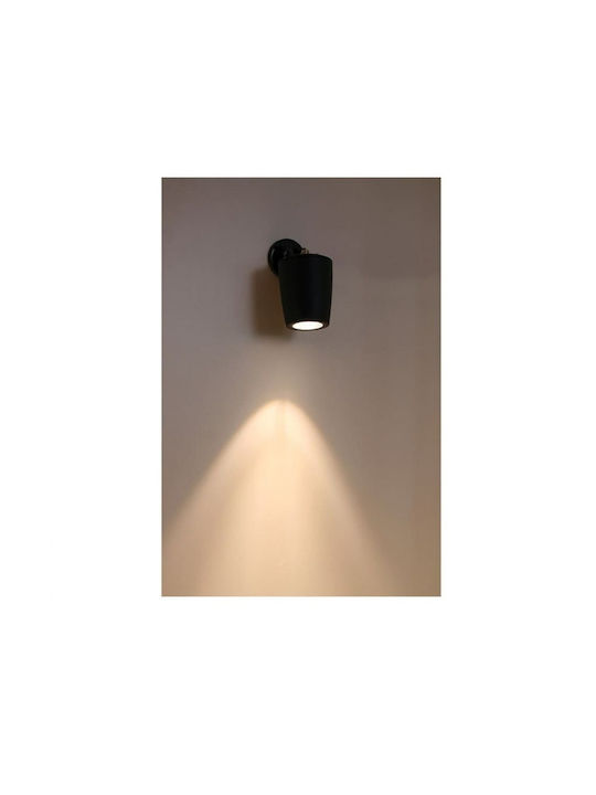 Gekas Gekas Außenstehlampe mit Eingebautes LED und Natürliches Weiß Licht IP65 Schwarz