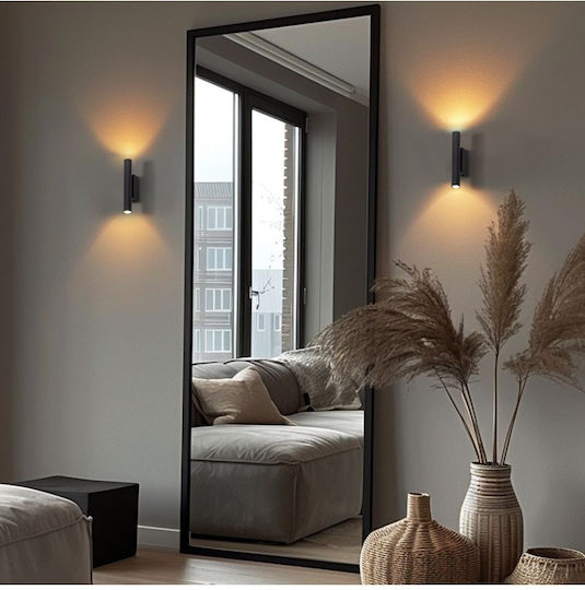 TK Lighting Μοντέρνο Φωτιστικό Τοίχου με Ντουί G9 Μαύρο
