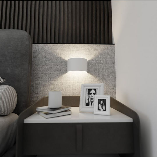 Emibig Modern Lumină de Perete cu Soclu G9 Alb 20cm