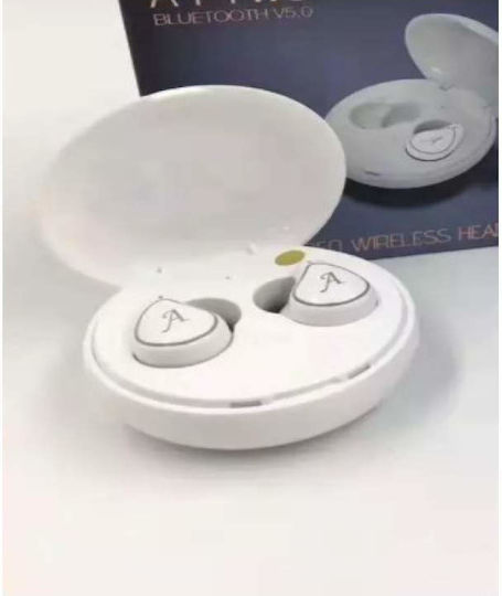 In-ear Bluetooth Handsfree Ακουστικά Λευκά