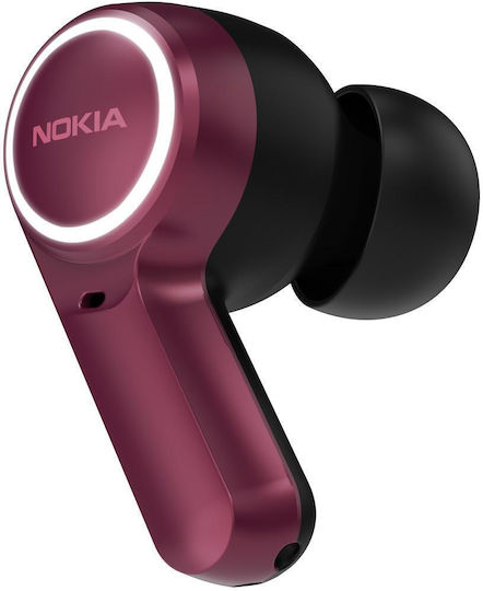Nokia Clarity Earbuds 2+ Bluetooth Handsfree Ακουστικά με Αντοχή στον Ιδρώτα και Θήκη Φόρτισης Ροζ