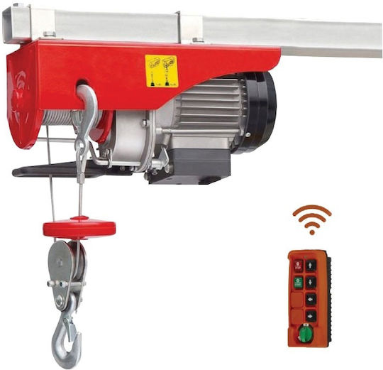 Nova Electric Hoist PW800D for Weight Load up to 800kg Red