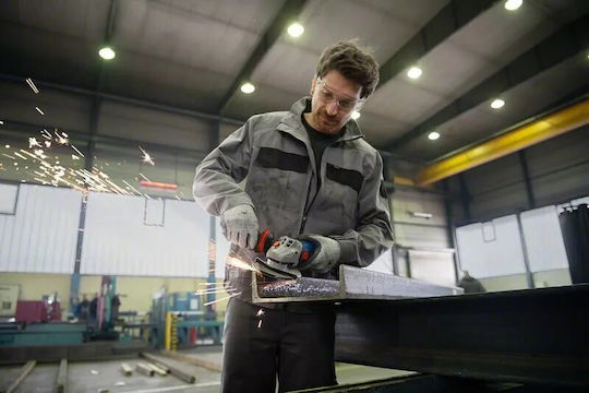 Bosch GWS 17-125 S Τροχός 125mm Ρεύματος 1700W με Ρύθμιση Στροφών