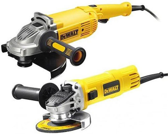 Dewalt Dwe492duo2 Set Of Angle Grinders Dwe4157 125mm Dwe492 230mm
