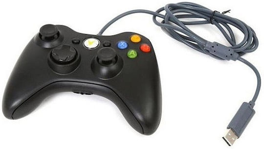 Omega DBJTS0BBM Verkabelter Gamepad für PC / Xbox 360 Schwarz