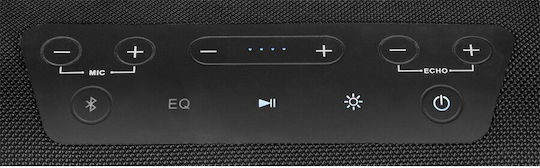 ECG Ηχείο Bluetooth 60W με Διάρκεια Μπαταρίας έως 10 ώρες Μαύρο
