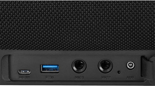 ECG Ηχείο Bluetooth 60W με Διάρκεια Μπαταρίας έως 10 ώρες Μαύρο