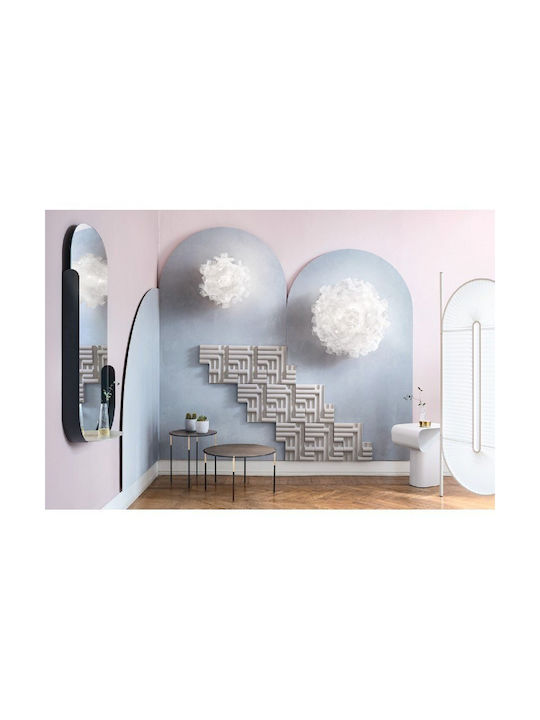 Slamp Clizia Medium Fume Ceiling Mount Light Transparent with Socket E27