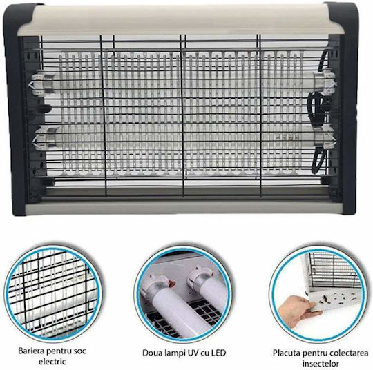 Ηλεκτρική Εντομοπαγίδα 20W 200m²