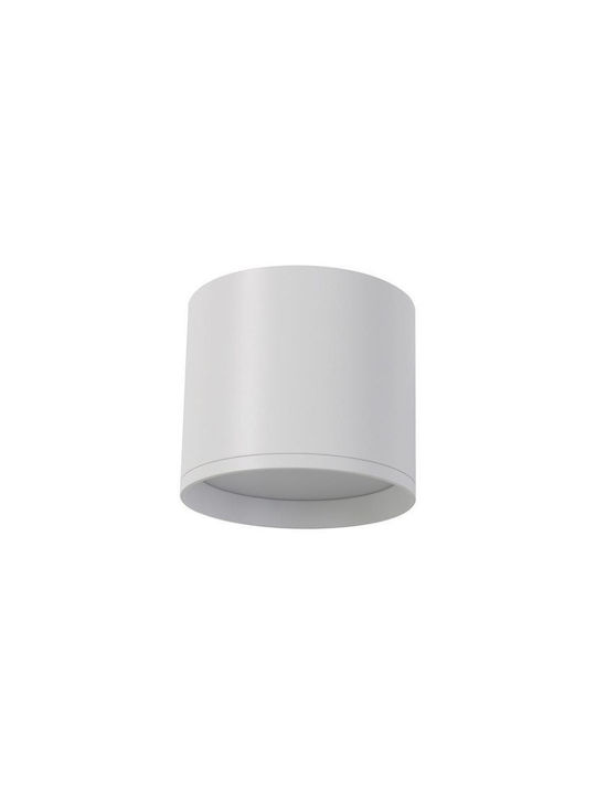 Eurolamp Μονό LED Φυσικό Λευκό Σποτ σε Μαύρο Χρώμα