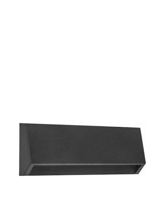 Adeleq Επιτοίχια Εξωτερική Πλαφονιέρα LED IP65 4W με Θερμό Λευκό Φως