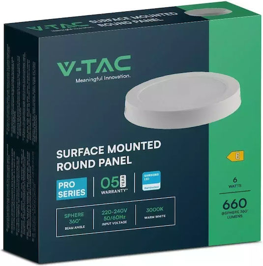 V-TAC LED Panel 6W