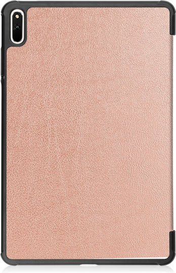Magnetic Tri-fold Flip Cover Ροζ Χρυσή (MatePad 11)