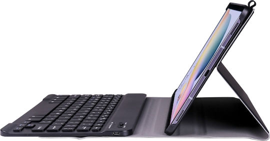 με Αποσπώμενο Bluetooth Flip Cover με Πληκτρολόγιο στα Αγγλικά US Μαύρη (Galaxy Tab S7 / Galaxy Tab S8)