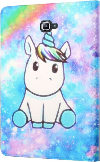 Unicorn Flip Cover Multicolor Pentru Galaxy Tab A 10.1 2016