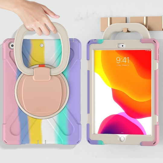 360 X-Armor Baby Color Back Cover για Παιδιά Ροζ (iPad 2019/2020/2021 10.2'')