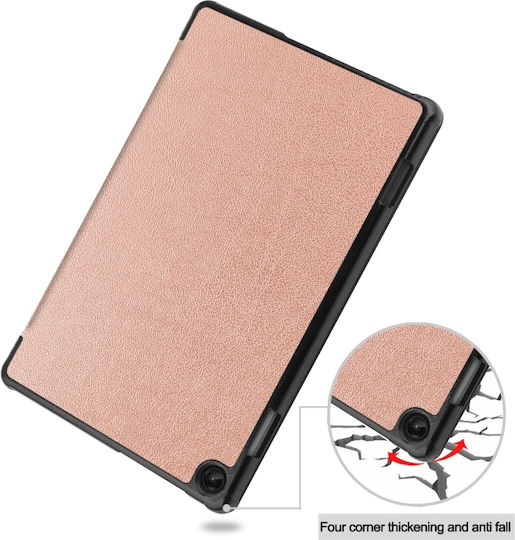 Magnetic 3 Fold Flip Cover Ροζ Χρυσή (Lenovo Tab M10 (3rd Gen) 10.1'')