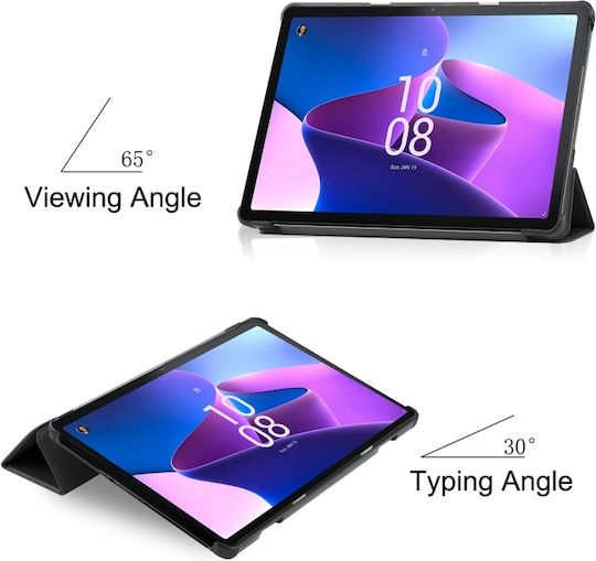 Magnetic 3 Fold Flip Cover Black Lenovo Tab M10 (3rd Gen) 10.1''