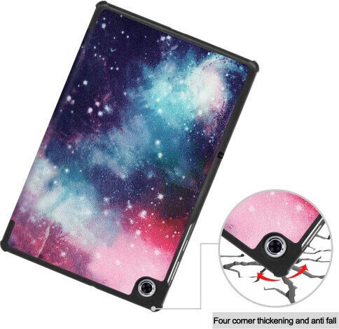 Husă Magnetică Tri-pliabilă Flip Cover Model Galaxy (Lenovo Tab M10 FHD Plus (a doua generație) 10.3")