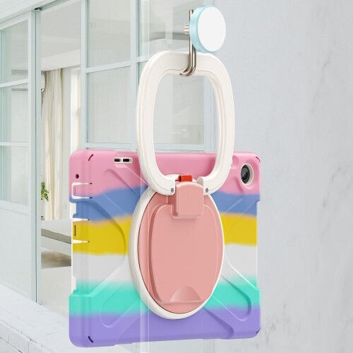 360 X-Armor Kickstand Flip Cover Ανθεκτική Colorful Pink (Lenovo Tab M10 (3rd Gen) 10.1'')