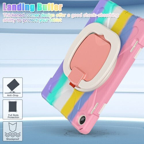 360 X-Armor Kickstand Flip Cover Ανθεκτική Colorful Pink (Lenovo Tab M10 (3rd Gen) 10.1'')