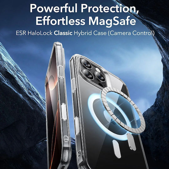 ESR Classic Hybrid Camera Umschlag Rückseite Silikon Transparent (iPhone 17 Pro Max / iPhone 17 Pro / iPhone 16 Pro Max)