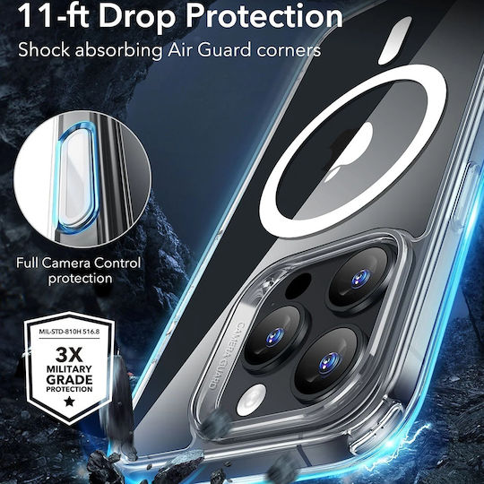 ESR Classic Hybrid Camera Back Cover Silicone Black (iPhone 16 Pro Max)