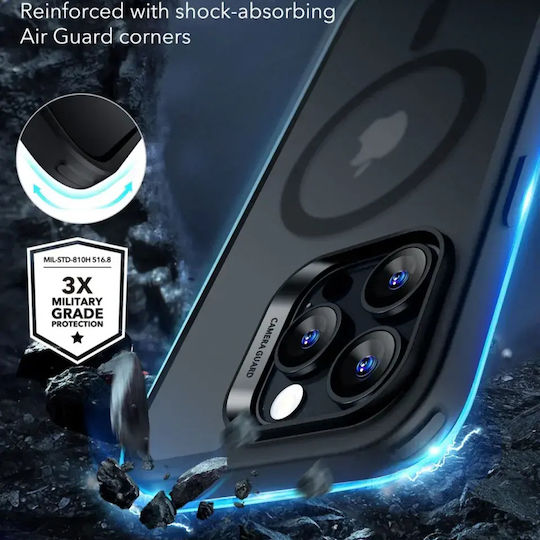 ESR Classic Hybrid Halolock Umschlag Rückseite Schwarz (iPhone 17 Pro / iPhone 16 Pro)