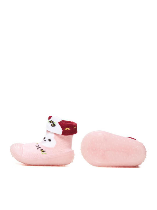 U-Grow Kids' Socks Non-Slip Pink