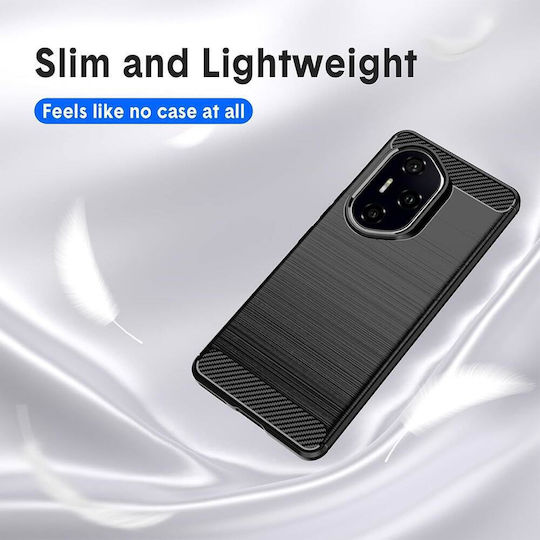 Techsuit Carbon Stoßstange Silikon / Kunststoff Schwarz (Honor 400 Pro)