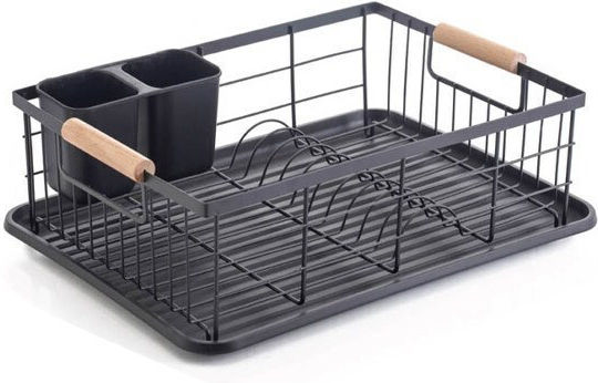 Chios Hellas Metallic Black Sink Strainer 43x32x14cm Chios Hellas Metallic Black Sink Strainer 43x32x14cm
