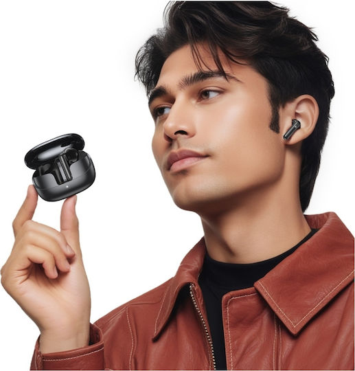 Usams IF27 In-ear Bluetooth Handsfree Căști cu Carcasă de Încărcare Negru