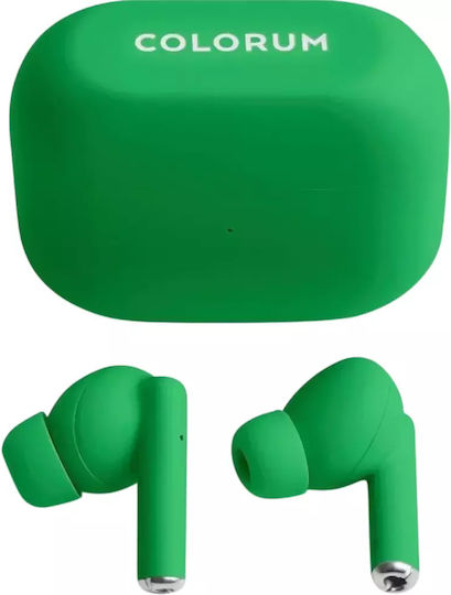 Colorum In-Ear Bluetooth-Freisprecheinrichtung Kopfhörer mit Ladeetui Grün
