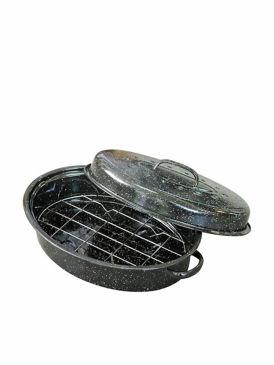 Γάστρα Enamel Εμαγιέ 46x32x18cm 7.8lt Σχάρα