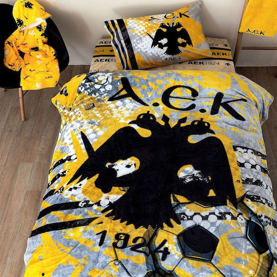Palamaiki Blanket Fleece Aek Yellow 160x220cm
