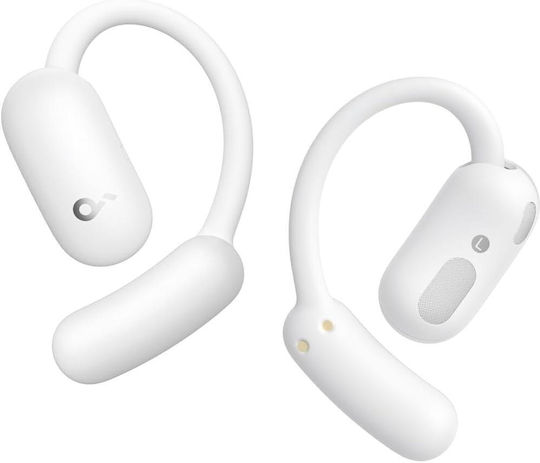 Soundcore by Anker AeroFit 2 Open Ear Bluetooth Handsfree Earphones with Sweat Resistance and Charging Case White