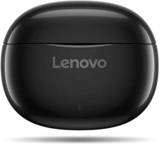 Lenovo Earbud Bluetooth хендсфри Слушалки с Кутийка за Зареждане Черен