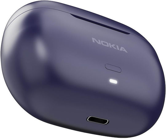 Nokia Clarity Earbuds 2 + Bluetooth хендсфри Слушалки с Устойчивост на Пот и Кутийка за Зареждане Лилав