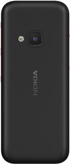 Nokia 5310 (2024) Dual SIM Mobile with Buttons (English Menu) Black/Red