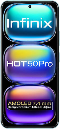 Infinix HOT 50 Pro Dual SIM (8/256GB) Ледено Светлосиньо