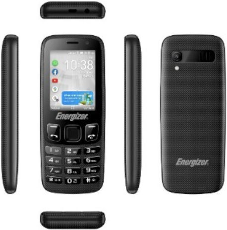 Energizer E242S Dual SIM (0.512/4GB) Мобилен телефон с Бутони Черен