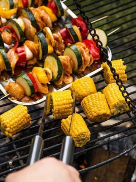 KING Hoff Set of 3 Barbecue Tools with Spatula Tongs and Opener