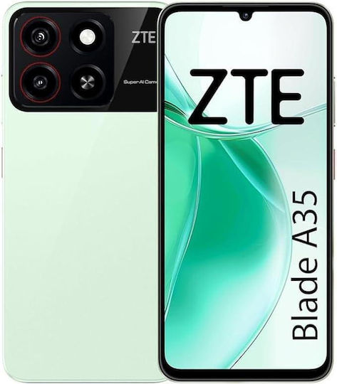 スマートフォン本体 ZTE Blade A35 64GB ROM 12GB RAM ZTE Blade A35 Dual SIM (2GB/64GB) Verde | Skroutz Romania