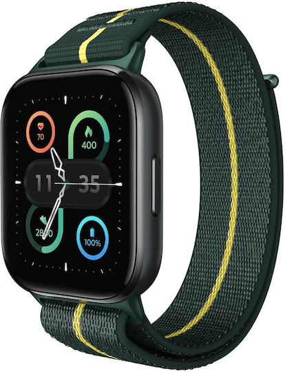 Motorola Moto Watch Fit 44mm Waterproof with Heart Rate Monitor (Trekking Green)