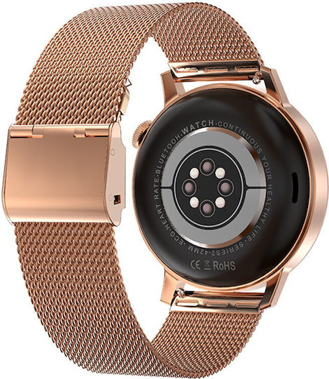 ForeVive 4 SB-350 Stainless Steel Smartwatch with Heart Rate Monitor (Rose Gold)