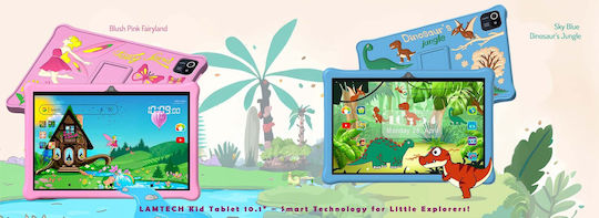 Lamtech LAM980282 10.1" Tablet (4GB/64GB) Ροζ