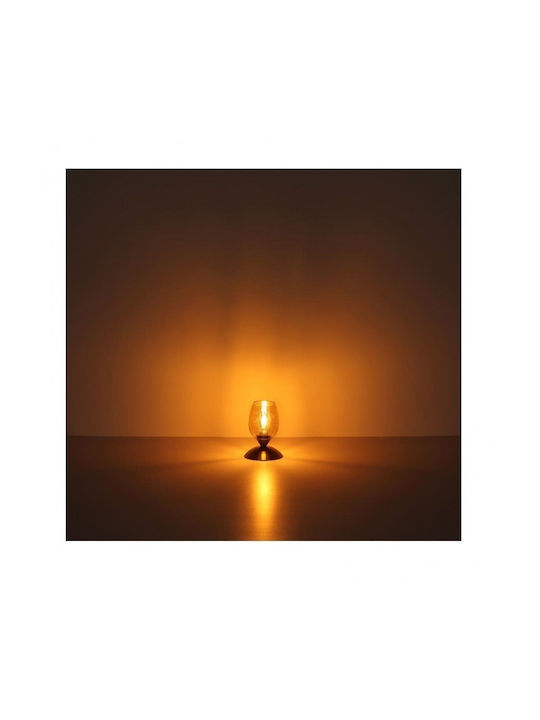 Globo Lighting Dekorative Lampe mit Fassung für E14 Lampe Schwarz