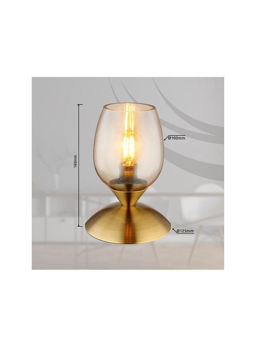 Globo Lighting Dekorative Lampe mit Fassung für E14 Lampe Schwarz