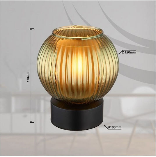 Globo Lighting Декоративна Лампа с Цокъл за Крушка E27 Зелен